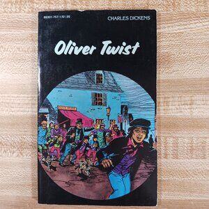 Oliver Twist Charles Dickens 1984 B&W Pocket Classics Comic Paperback Vintage 80